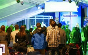 Во время служения