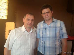 Епископ Леонид Вороненко и пастор Андрей Гринкевич
